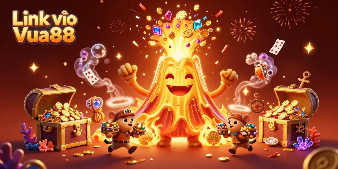 Engage in thrilling wins with Link vào Vua88 and witness a carnival of vibrant 3D treasures erupting!