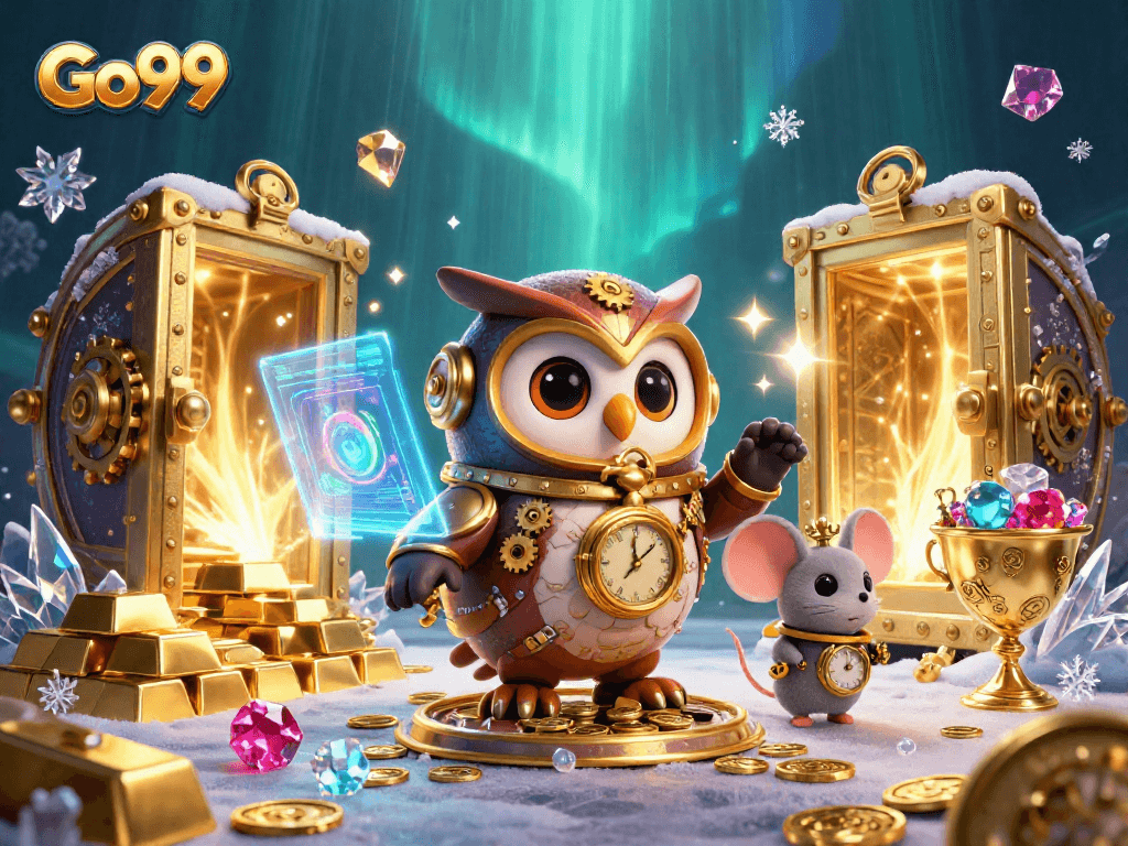 Engage in Go99's captivating gaming world filled with treasures and vibrant 3D experiences.