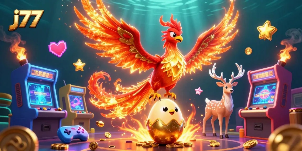 Experience thrilling gameplay at j77 with vibrant gaming elements and fantastical characters.