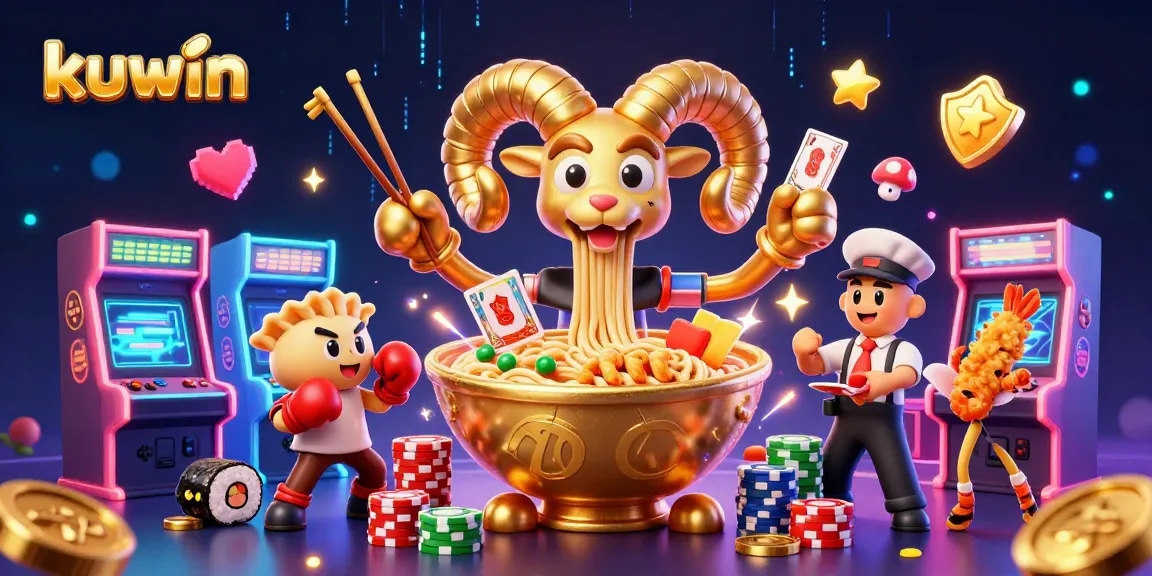 kuwin offers exciting gameplay with a vibrant 3D casino scene featuring animated characters and dynamic gaming elements.