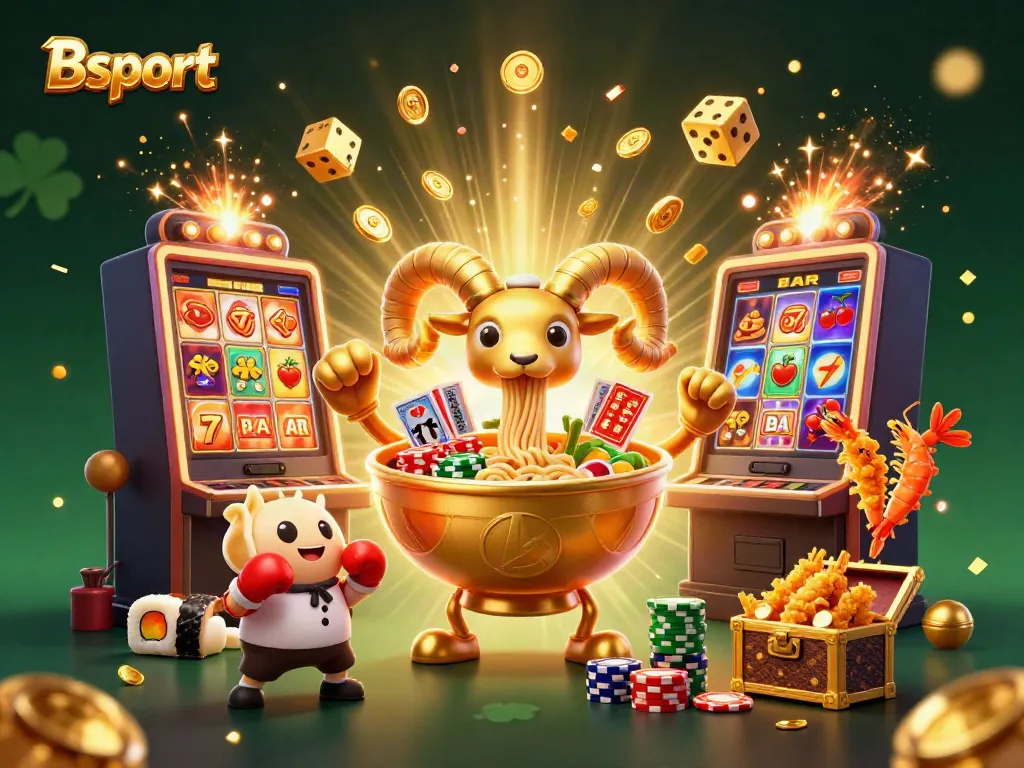 Experience the exhilarating gameplay of Bsport with vibrant casino characters and rich gaming elements