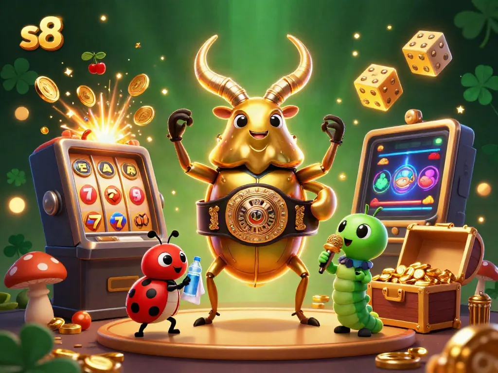Engage in thrilling casino games with the vibrant scene showcasing s8's exciting online betting environment.