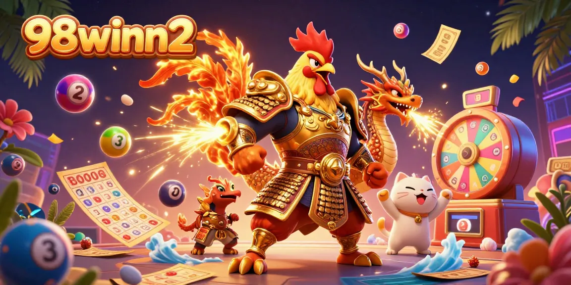 Experience exciting wins with joyful 98winn2 characters in a vibrant casino fantasy