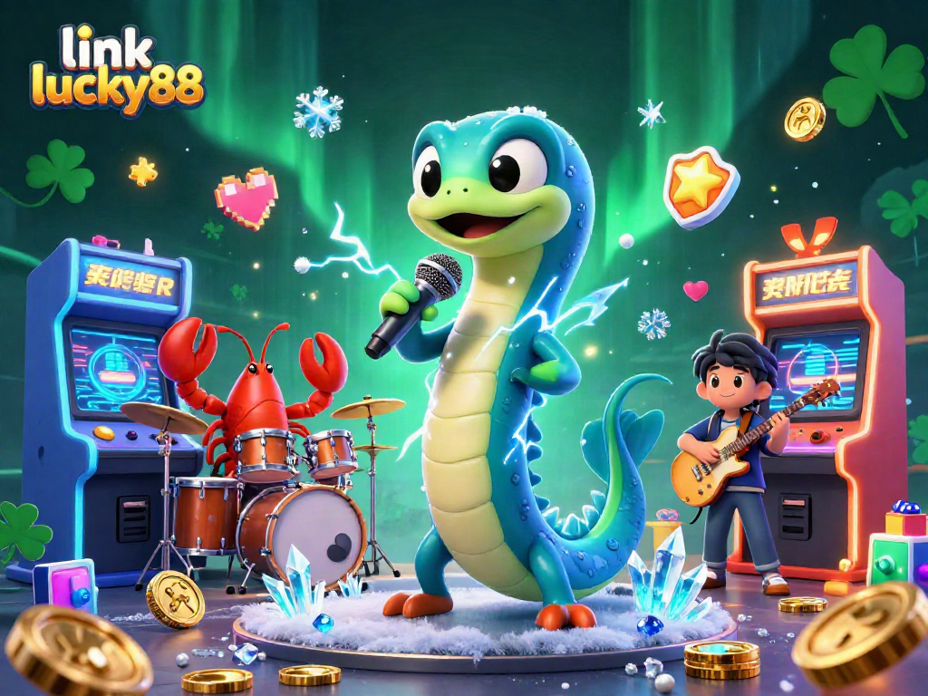 Join the excitement at link lucky88 with an underwater casino party featuring an eel DJ and vibrant game machines.