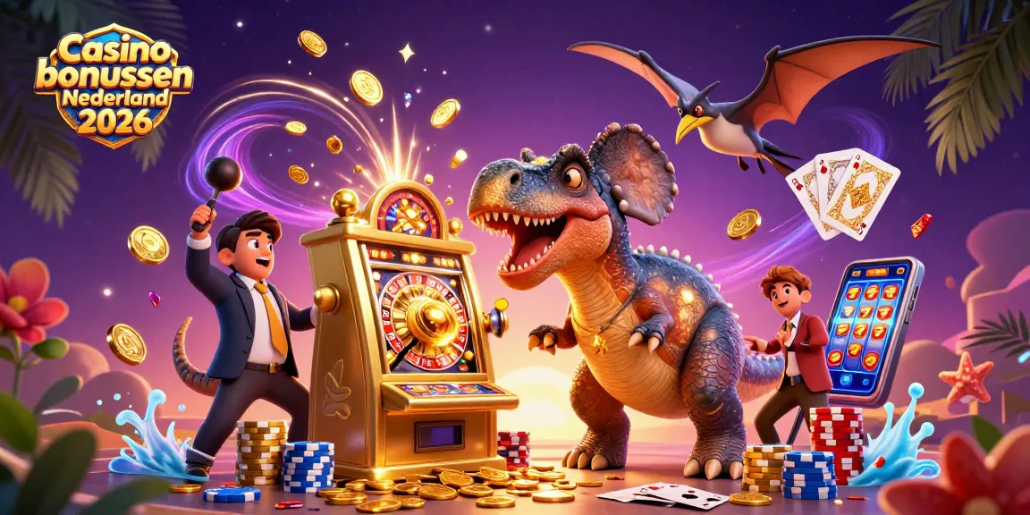 Geniet van spannende Casino bonussen Nederland 2026 met een dino die de jackpot wint!