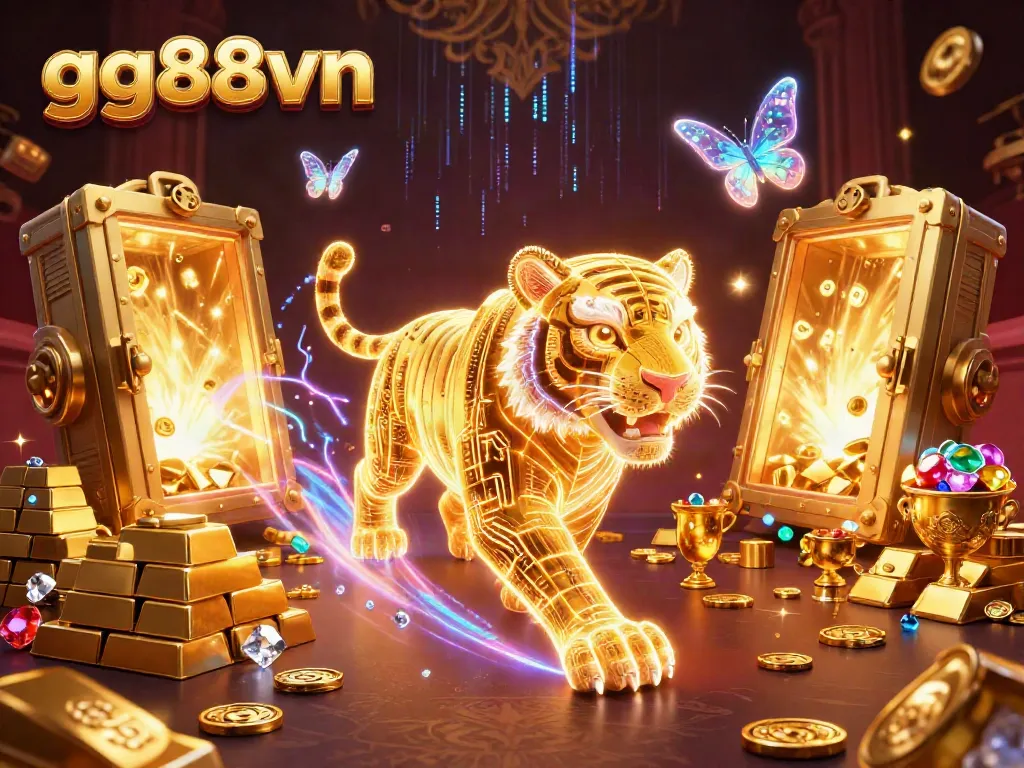Experience thrilling wins at gg88vn with vibrant casino elements and dazzling treasures.