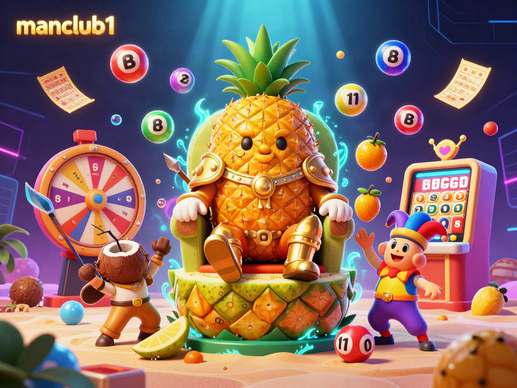 Experience thrilling gameplay at manclub1 with a vibrant casino scene featuring games and rewards.
