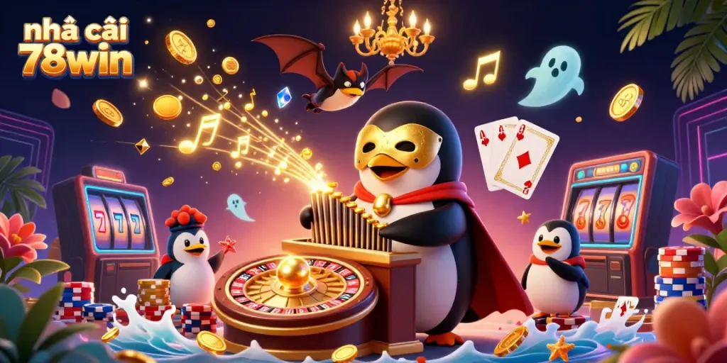 Experience exhilarating gameplay at nhà cái 78win with dynamic casino scenes and thrilling golden rewards.