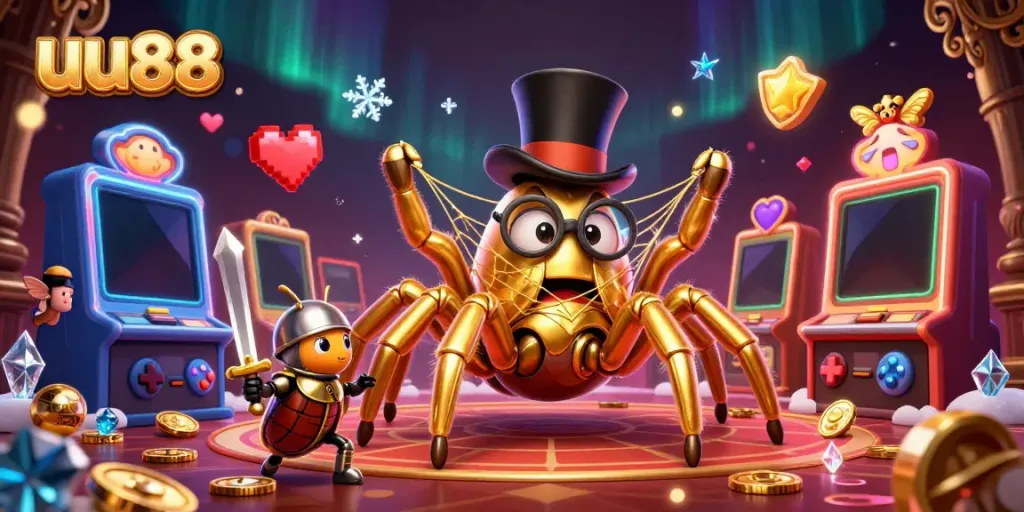 uu88 brings vibrant casino experiences to life with colorful characters and game elements.