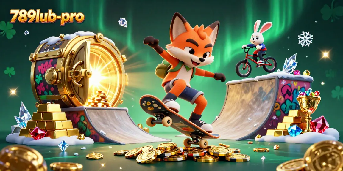 Engage with exciting games at 789lub-pro, featuring vibrant casino-themed fun and 3D animated characters.