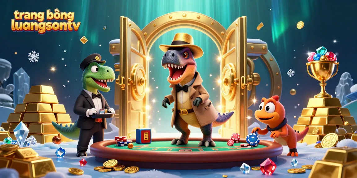 Experience thrilling bets at trang bóng luongsontv with colorful casino elements and dynamic characters.
