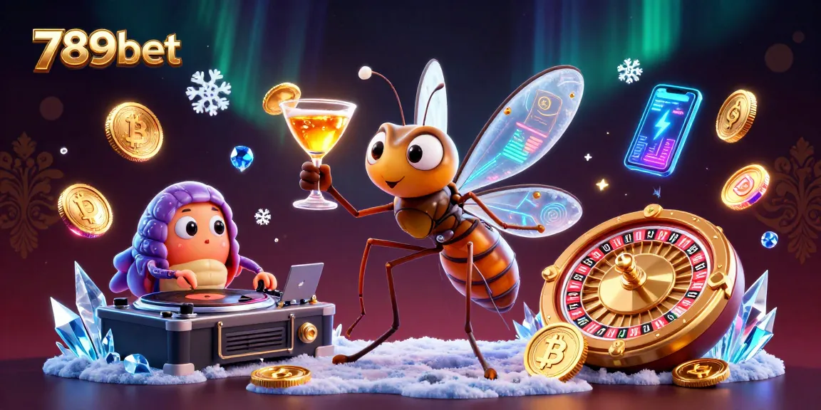 Experience thrilling wins with 789bet's vibrant casino illustration showcasing unique characters and gaming elements.