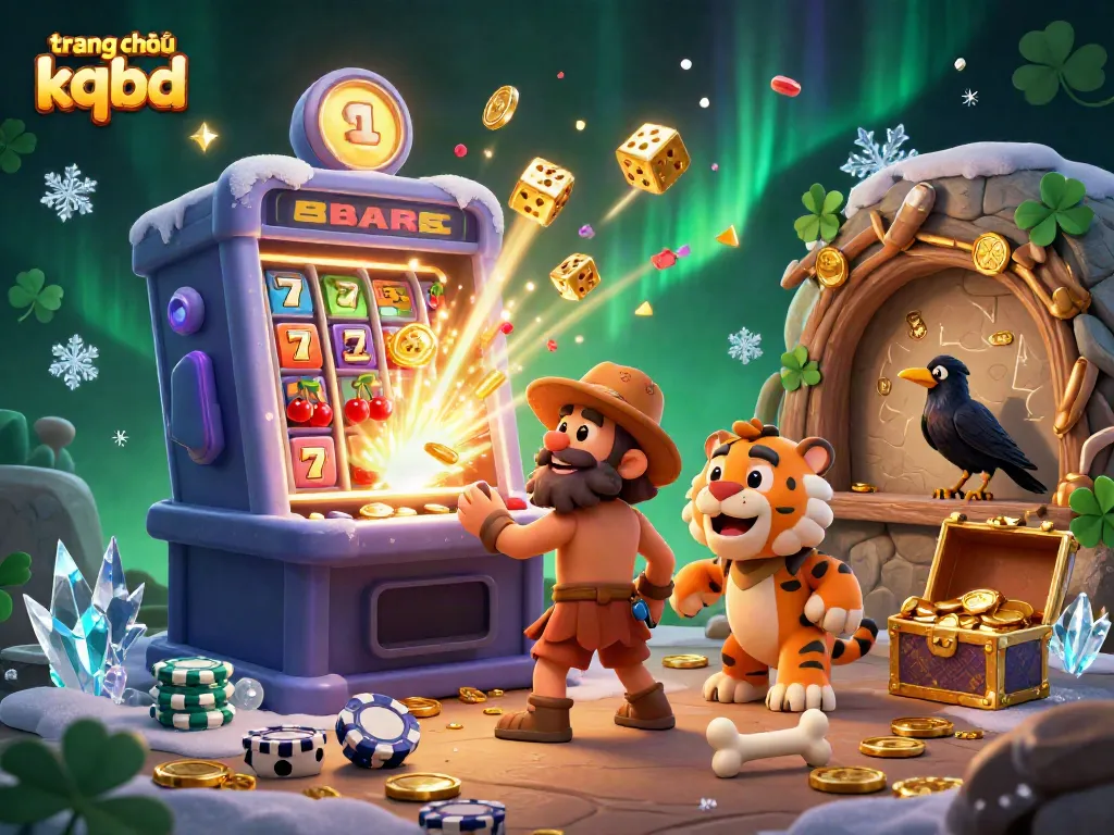 Exciting action at trang chủ kqbd with cavemen and sabertooth management in a vibrant prehistoric casino.