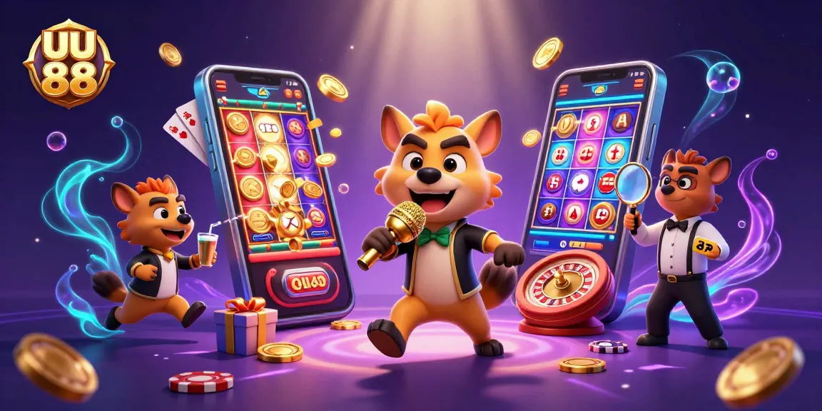 Experience the thrill of uu 88 with lively hyenas running a comedy casino, featuring games and laughter.