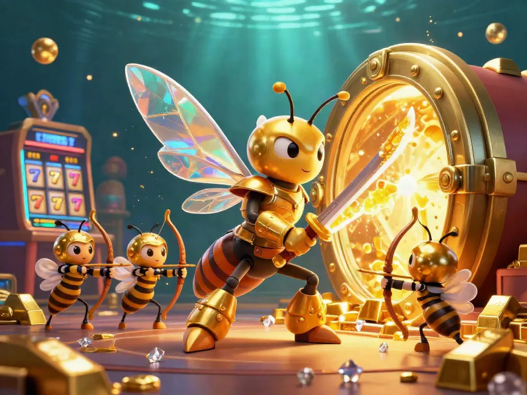 Experience immersive fun with 8XBET's thrilling games, highlighted by vibrant casino visuals and dynamic golden elements.