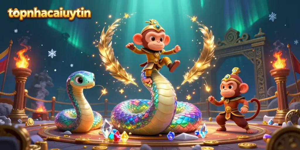Engage in thrilling gameplay at topnhacaiuytin with vibrant casino elements and magical atmosphere.