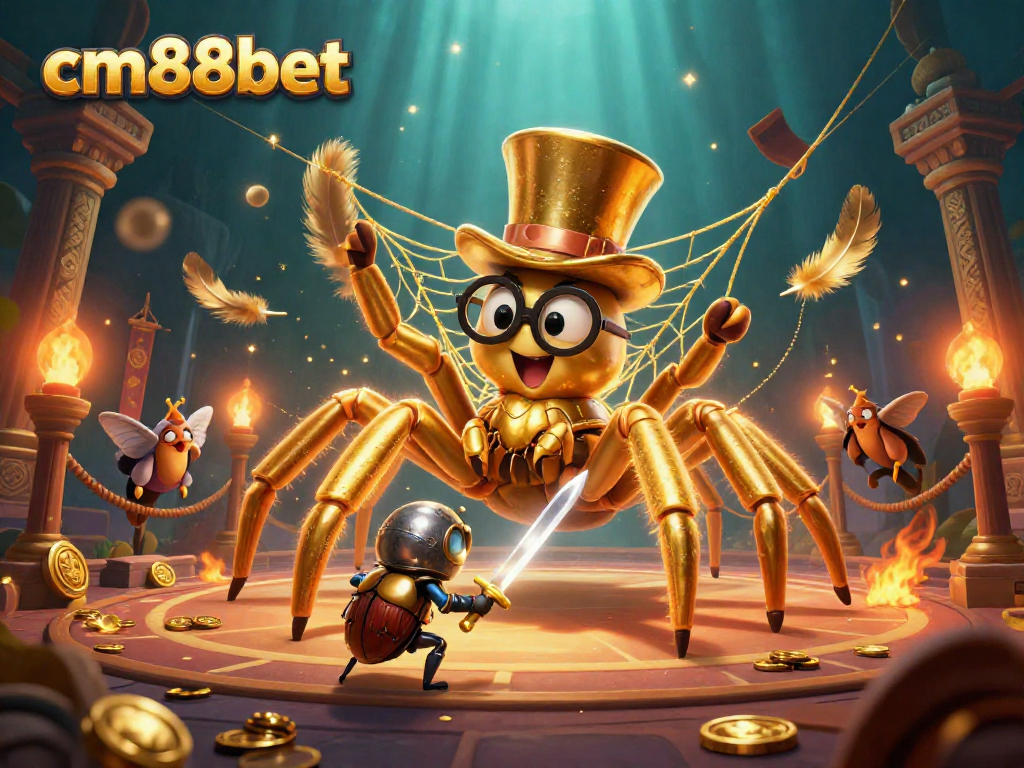 Experience exciting gameplay and jackpots with cm88bet in this vibrant casino illustration.