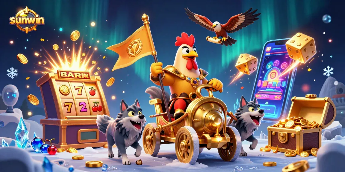 Engage with sunwin's dynamic online casino experience featuring vibrant 3D elements and captivating characters.