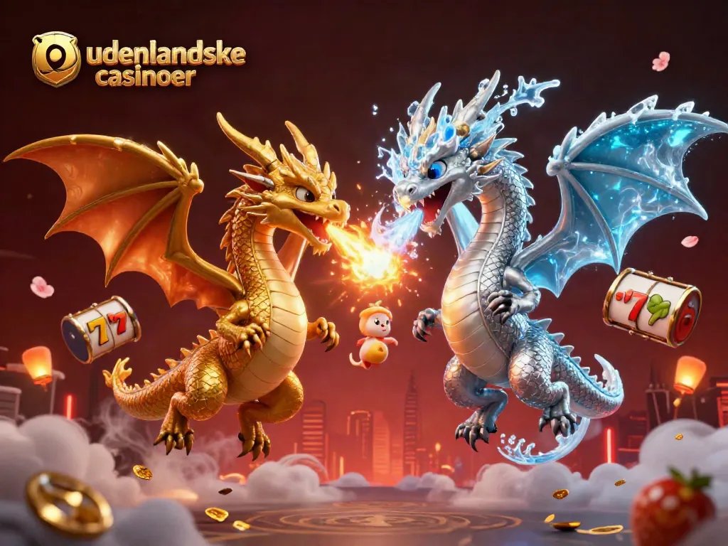 Experience the excitement of udenlandske casinoer with vibrant dragons and thrilling gaming elements.