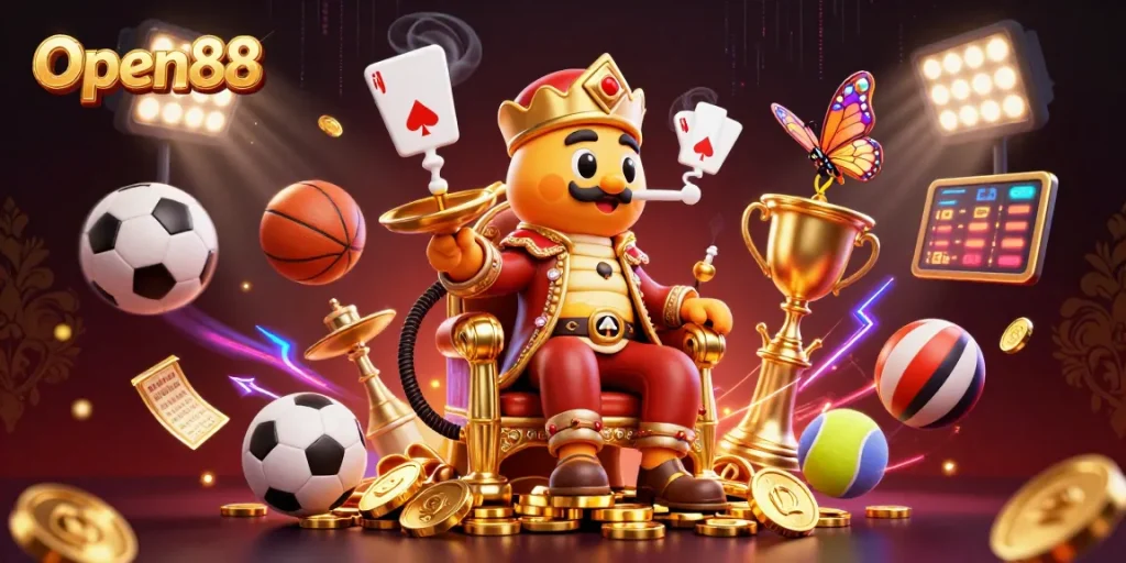 Experience the magic of Open88 with dynamic gaming elements and a vibrant casino atmosphere.