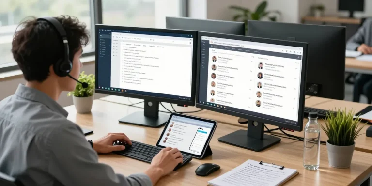 易翻译下载专业客服翻译软件工作场景，展现多语言沟通的高效与便捷。